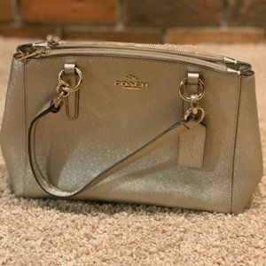 Gold Coach Hand Bag/Crossbody
